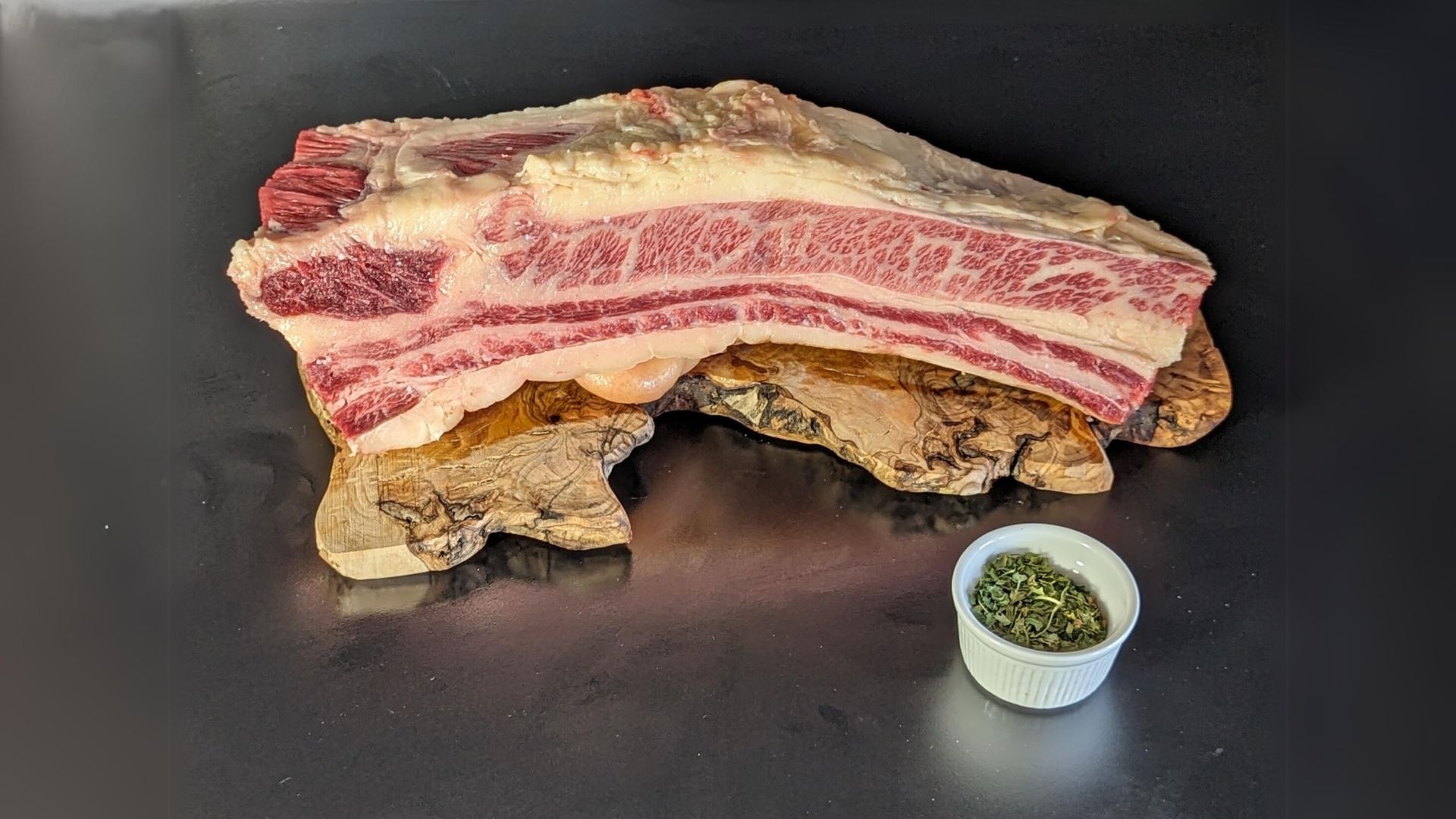 Carne de Wagyu con marmoleado