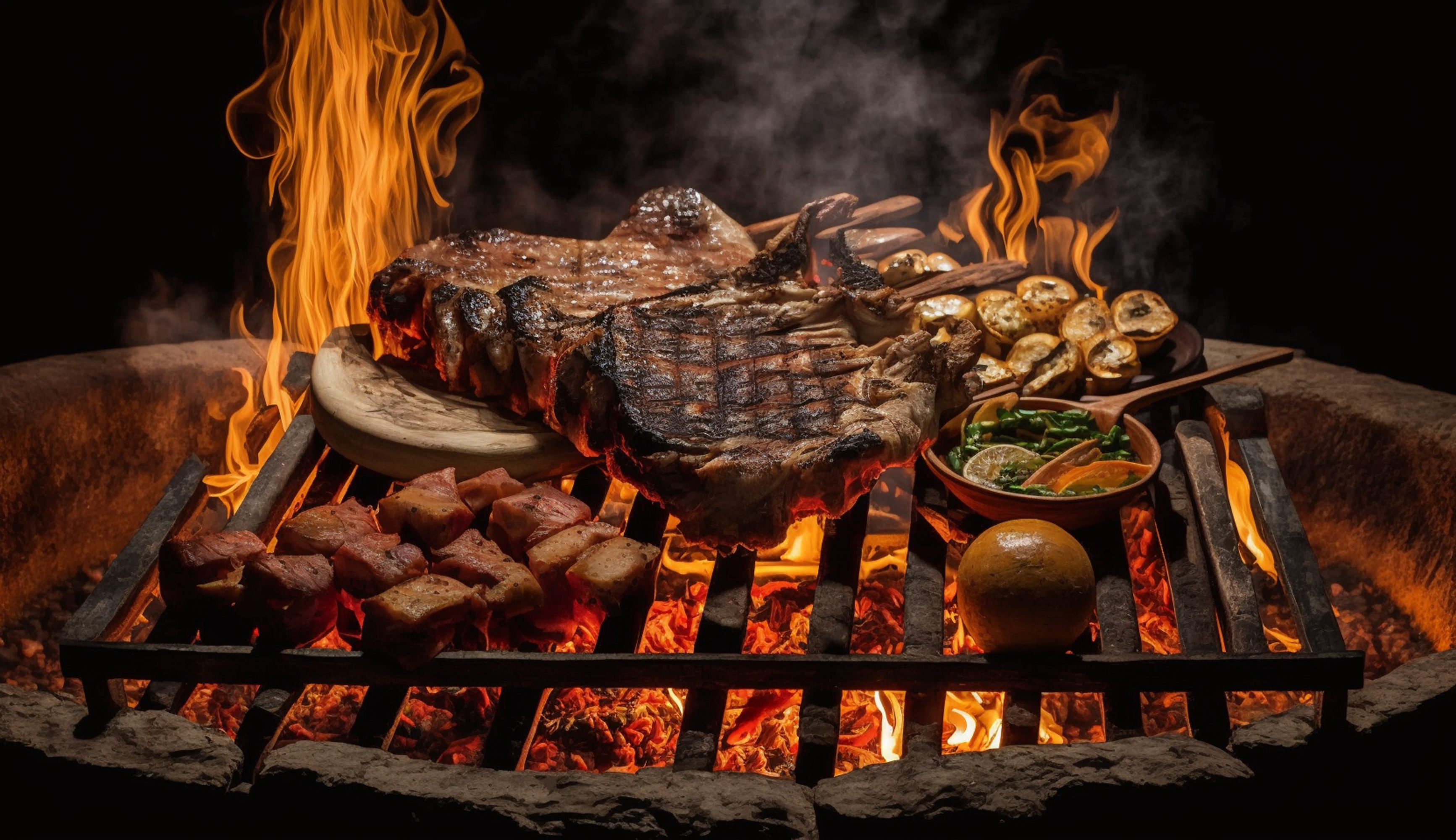 Parrilla con varias carnes